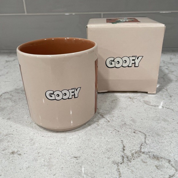 Vintage Disney Goofy Mug Coffee Cup Ceramic 1990s Original Box Made In Thailand - Picture 10 of 12